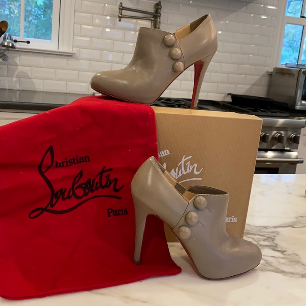 Christian Louboutin Napa leather booties C’est Moi